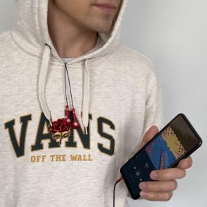 Słuchawki Dudao Dudao przewodowe słuchawki douszne 3,5 mm mini jack szary (X8Pro grey) 7