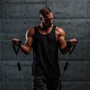 Wozinsky Wozinsky zestaw 5x gumy oporowe do ćwiczeń ekspander fitness + akcesoria (WRTS5-01) 7