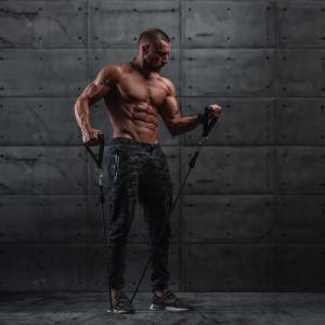 Wozinsky Wozinsky zestaw 5x gumy oporowe do ćwiczeń ekspander fitness + akcesoria (WRTS5-01) 8