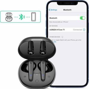 Słuchawki Ugreen Ugreen HiTune T1 dokanałowe bezprzewodowe słuchawki Bluetooth TWS Earbuds czarny (80651 WS111) 11