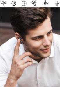 Słuchawki Ugreen Ugreen HiTune T1 dokanałowe bezprzewodowe słuchawki Bluetooth TWS Earbuds czarny (80651 WS111) 14