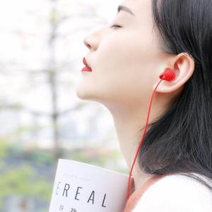 Słuchawki Joyroom Joyroom dokanałowe słuchawki 3,5 mm mini jack z pilotem i mikrofonem czerwony (JR-EL112) 4