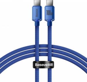 Kabel USB Baseus USB-C - USB-C 1.2 m Niebieski (6932172602871) 1