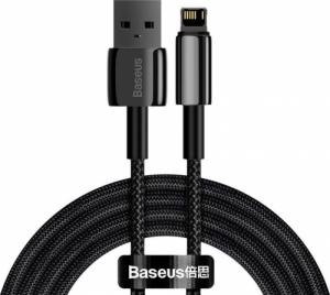 Kabel USB Baseus USB-A - Lightning 2 m Czarny (6953156204966) 1