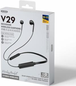 Słuchawki WK Design WK Design V29 - douszne bezprzewodowe słuchawki bluetooth zestaw słuchawkowy czarny 5