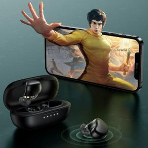 Słuchawki Joyroom Joyroom wodoodporne IPX5 dokanałowe bezprzewodowe słuchawki Bluetooth 5.0 TWS czarny (JR-TL7) 11