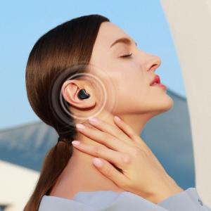 Słuchawki Joyroom Joyroom wodoodporne IPX5 dokanałowe bezprzewodowe słuchawki Bluetooth 5.0 TWS czarny (JR-TL7) 4