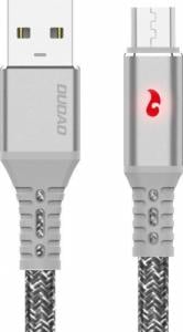 Kabel USB Dudao USB-A - microUSB 1 m Szary (6970379618028) 1