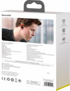 Słuchawki Baseus Baseus Encok WM01 Plus TWS bezprzewodowe dokanałowe słuchawki Bluetooth 5.0 czarny (NGWM01P-01) 17