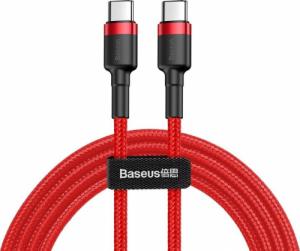 Kabel USB Baseus USB-C - USB-C 1 m Czerwony (6953156285194) 1