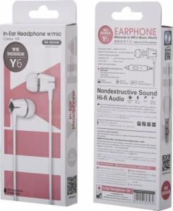 Słuchawki WK Design WK Design Y6 dokanałowe słuchawki 3.5mm mini jack zestaw słuchawkowy z pilotem czarny (Y6 black) 5