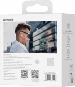 Słuchawki Baseus Baseus E3 bezprzewodowe słuchawki Bluetooth 5.0 TWS douszne wodoodporne IP64 biały (NGTW080002) 19