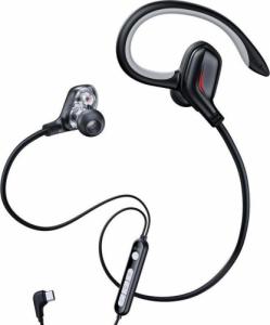 Słuchawki Baseus Baseus Gamo C18 dokanalowe słuchawki USB Typ C zestaw słuchawkowy z pilotem czarny (NGC18-01) 11