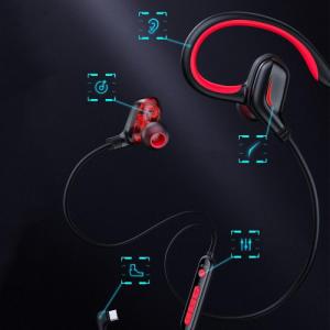 Słuchawki Baseus Baseus Gamo C18 dokanalowe słuchawki USB Typ C zestaw słuchawkowy z pilotem czarny (NGC18-01) 13