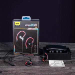 Słuchawki Baseus Baseus Gamo C18 dokanalowe słuchawki USB Typ C zestaw słuchawkowy z pilotem czarny (NGC18-01) 3