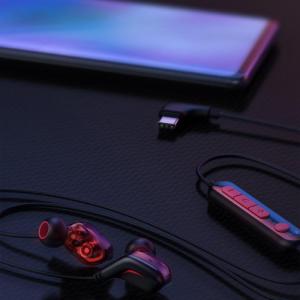 Słuchawki Baseus Baseus Gamo C18 dokanalowe słuchawki USB Typ C zestaw słuchawkowy z pilotem czarny (NGC18-01) 6