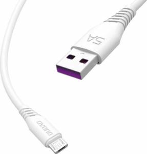 Kabel USB Dudao USB-A - microUSB 1 m Biały (6970379613856) 1