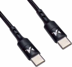 Kabel USB Wozinsky USB-C - USB-C 1 m Czarny (5907769301223) 1