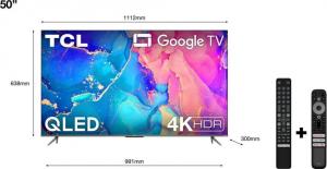 Telewizor TCL 50C631 QLED 50'' 4K Ultra HD Android 3