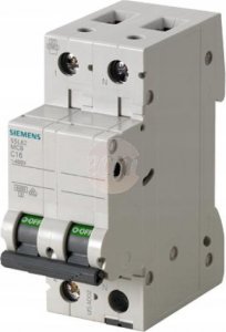 Siemens Wyłącznik nadprądowy 1+N C 25A 6kA AC 5SL6525-7 1