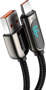 Kabel USB Baseus USB-A - USB-C 1 m Czarny (CASX020001) 4