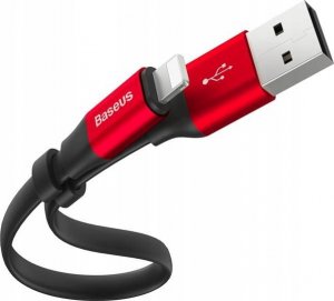 Kabel USB Baseus CABLE LIGHTNING TO USB 0.23M/RED/BLACK CALMBJ-B91 BASEUS 1