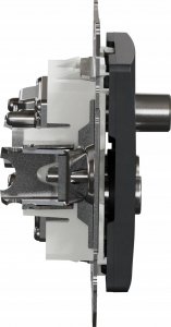 Schneider Electric Sedna Design, Gniazdo R/TV/SAT końcowe (4dB), czarny antracyt 3