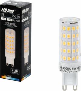Ledline Light Bulb|LED LINE|Power consumption 8 Watts|Luminous flux 750 Lumen|4000 K|220-240 AC|Beam angle 270 degrees|247910 2