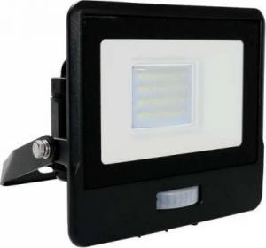 Naświetlacz V-TAC Projektor LED z czujnikiem ruchu 20W 1510lm 4000K Dioda SAMSUNG IP65 Czarny 5 Lat Gwarancji 20260 1