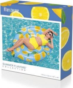 Bestway Materac wyspa dmuchana, cytryny (43392) 2