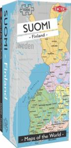 Tactic Puzzle 1000 Mapy świata: Finlandia 1