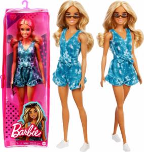 Lalka Barbie Barbie Barbie Lalka Fashionistas 173 Niebieski jeansowy kombinezon GRB65 MATTEL 1
