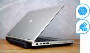 Laptop HP EliteBook 8470p Intel Core i5 16GB DDR3 240GB SSD DVD Windows 10 Pro 14" 5