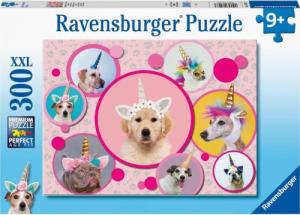 Ravensburger Puzzle 300el Pieski Jednorożce 132973 RAVENSBURGER p6 1