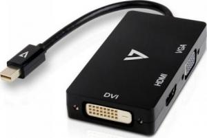 Adapter AV V7 DisplayPort Mini - HDMI - D-Sub (VGA) - DVI czarny (JAB-3707326) 1