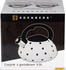 Edenberg Czajnik metal Edenberg EB 8845 3L kropki zmiana koloru 4