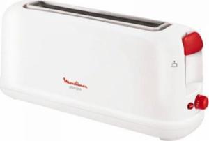 Toster Moulinex Toster z funkcją odmrażania Moulinex LS16011 1000W Biały 1000W Czerwony Biały Biała 1