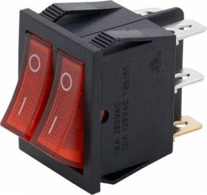 Volteo WYŁĄCZNIK DWUBIEGUNOWY PODWÓJNY PODŚWIETLANY 2