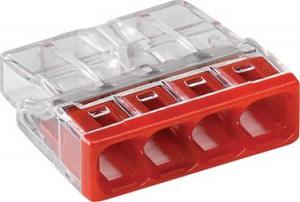 Wago Szybkozłączka 2273-204 4X0,5-2,5 MM2 czerwona 5 szt. 2