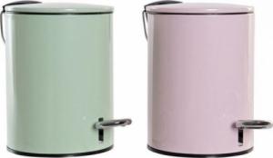 Kosz na śmieci DKD Home Decor Kosz na Śmieci DKD Home Decor Kolor Zielony Różowy Metal (3 L) (2 pcs) (23 x 17 x 23 cm) 1