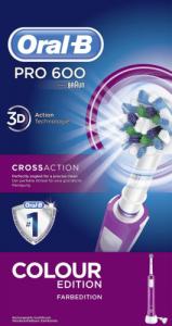 Szczoteczka Oral-B Szczoteczka rotacyjna Pro 600 CrossAction Fioletowa 3