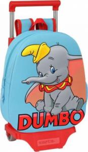 Disney Plecak szkolny 3D z kółkami Disney Dumbo Czerwony Jasnoniebieski (28 x 10 x 67 cm) 1