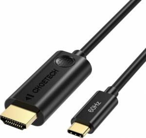 Adapter AV Choetech Choetech jednokierunkowy kabel adapter przejściówka z USB Typ C (męski) na HDMI 2.0 (męski) 4K 60Hz 1,8m czarny (CH0019) 1