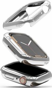 Ringke Ringke Slim Watch Case zestaw 2x etui na zegarem smartwatch Watch 7 45mm przezroczysty + chrom (S58896RS) 3