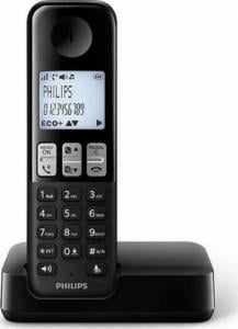 Telefon stacjonarny Philips Telefon Bezprzewodowy Philips D2501B/34 DECT Czarny 1