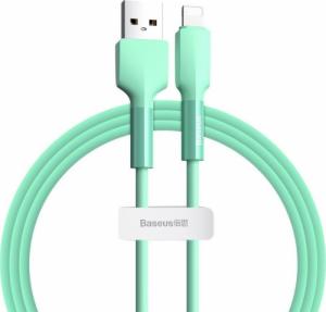 Kabel USB Baseus USB-A - Lightning 1 m Zielony (6953156220744) 1