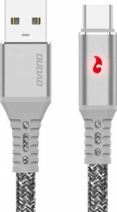 Kabel USB Dudao USB-A - USB-C 1 m Szary (6970379618035) 1