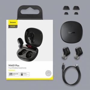 Słuchawki Baseus Baseus Encok WM01 Plus TWS bezprzewodowe dokanałowe słuchawki Bluetooth 5.0 biały (NGWM01P-02) 21