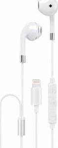 Słuchawki Dudao Dudao przewodowe douszne słuchawki Lightning MFI (certyfikat Made For iPhone) biały (U1PRO) 2
