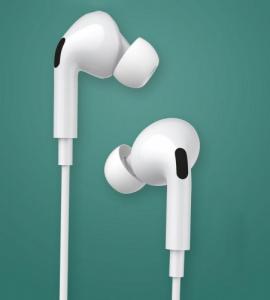 Słuchawki WK Design WK Design przewodowe dokanałowe słuchawki USB Typ C biały (Y31 type-c white) 3